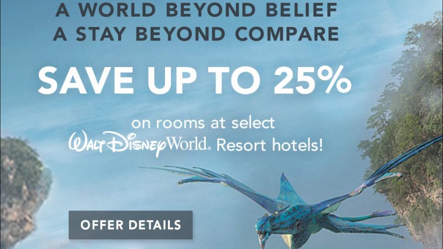 Let’s go to Disney and save 25%!